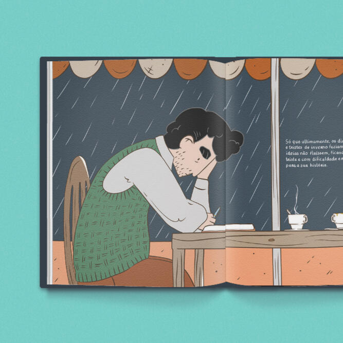 Picture book: Copo de Leite, Mancha de Café | ILLUSTRATION